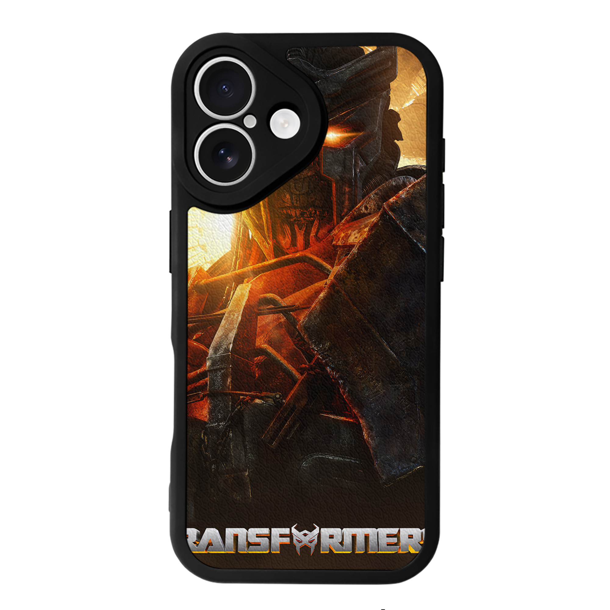 （画像用） Transformers トランスフォーマー 【iPhone 16シリーズ対応】シリコンスマホケース（レザー調） 材質：シリコン